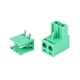 thumbnail image 2 of 50 Uds. Conector eléctrico de bloques de terminales de tornillo de cableado de placa de circuito de 2 pines de 5,08mm, 2 of 8