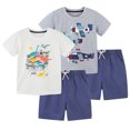 thumbnail image 2 of Esaierr Baby Toddler Boys Girls Outfits Cartoon Short Sleeve T-Shirt Top + Shorts Summer Newborn Set 2Pcs for 2-8Y, 2 of 7