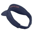 thumbnail image 2 of Joyful Fast Food Logo Embroidered Pro Style Cotton Twill Washed Visor - Navy OSFM, 2 of 5
