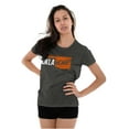 thumbnail image 4 of Home State Pride Oklahoma Proud Okie Womens Slim Fit Graphic Tee Brisco Brands X, 4 of 5