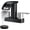 Matte Black and Brushed Nickel, variant on 4 Inch Centerset Waterfall Bathroom Sink Faucet Deck Mount 2 Handle Basin Faucets 2 or 3 Hole with Pop Up Drain Included Lavatory Modern Mixer Tap Vanity Faucet Brushed Gold