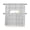 Gray, variant on Buffalo Plaid Swag Valances for Windows, Emerald Green Farmhouse Gingham Striped Swag Curtains for Kitchen, Living Room, Small Window Treatments Drapes Curtains for Cafe, Bathroom, Bedroom, 56"x36"