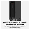 thumbnail image 3 of Carcasa SSD HyperDrive Next USB4 NVMe de 80 Gbps para Windows y macOS, 3 of 9