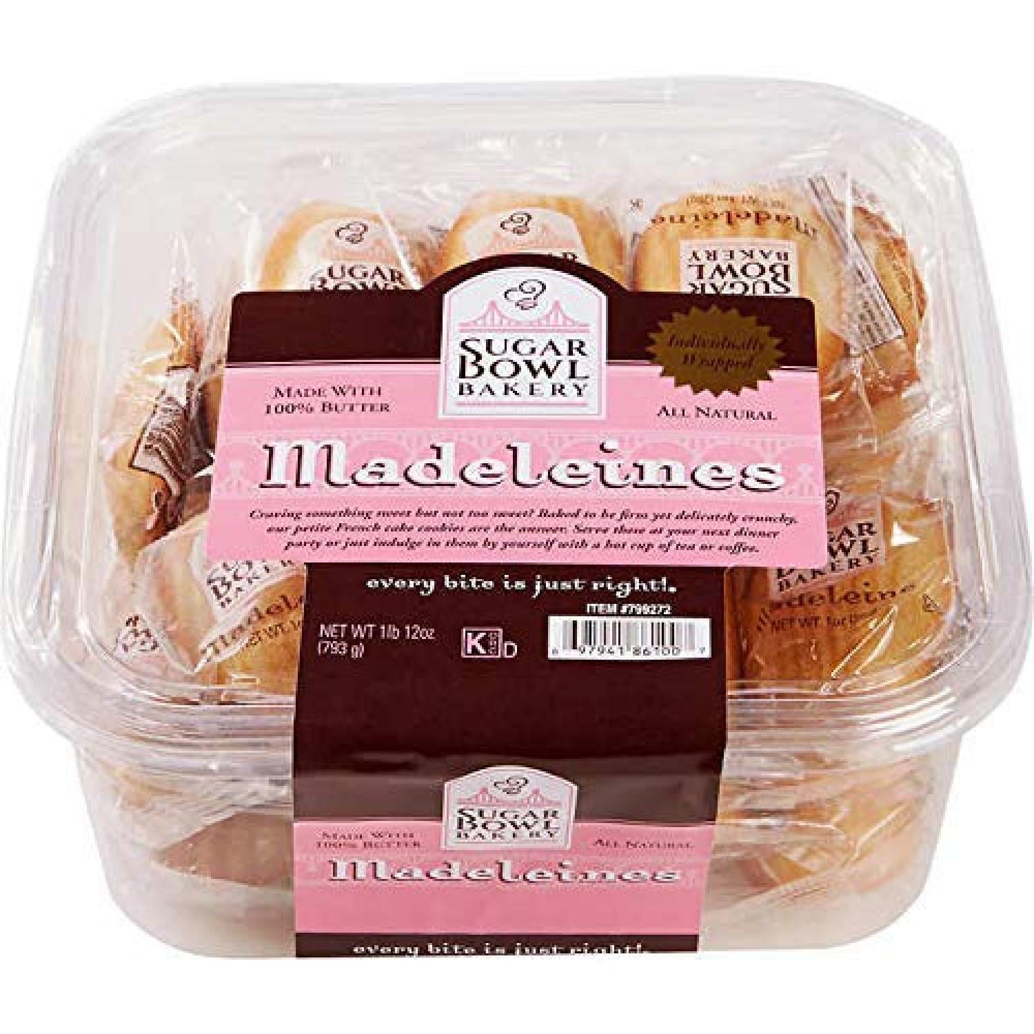 Sugar Bowl Bakery Madeleines Cake Cookies, 1 oz, 28 count - 2 set
