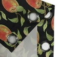 thumbnail image 4 of Ambesonne Fruits Grommet Curtain, Hand Drawn Tree Branches, 50" x 120", Fern Green Red Black, 4 of 6