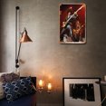 thumbnail image 2 of Placa Metal Vintage Philip Lynott Pintura Hierro Rectangular Pared 30x40cm, 2 of 9
