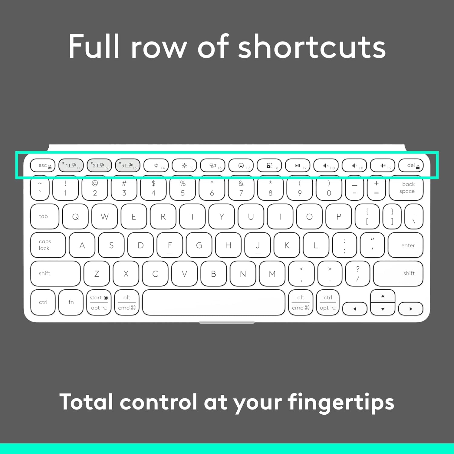 Restored Logitech Keys-to-Go 2 Portable Bluetooth Keyboard for Tablet with Built-in Cover (Refurbished)