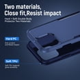 thumbnail image 3 of Dteck 3 in 1 for iPhone 16 Pro Case with Tempered Glass Screen Protector & Camera Lens Cover, Military Grade Protection Full Body Shockproof Rugged Protective Cover for iPhone 16 Pro,Blue, 3 of 6