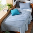 thumbnail image 1 of Juego de edredón doble Bedsure, color azul claro, 173 x 224 cm, 2 piezas, 1 of 9