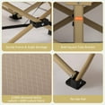thumbnail image 5 of Nalone Folding Camping Cot, Extra Wide Thick Mattress for Adults & Kids, Camping Bed for Adults Home Office Outdoor(Cream), 5 of 8