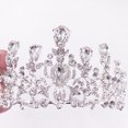 thumbnail image 5 of Milisente Crystal Bridal Crowns For Women Alloy Party Rhinestones Tiaras For Girls(Silver), 5 of 9
