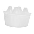thumbnail image 2 of Miulika Flower Pot Planters Organizer Water Level Indicator Plant Containers,Hydroponics Flower Pot for 14cm Bulb Kitchen Indoor White, 2 of 9