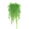 thumbnail image 2 of Artificial Greenery Fern Plant: Hanging Plastic Fake Vine Plant Wall Home Decor, 2 of 10