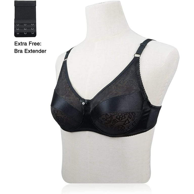 Special Pocket Bra for Silicone Breast Forms Post Surgery Mastectomy Black Bra  Size 38/85 