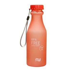 EGNMCR 480ML Outdoor Sports Travel Water Bottle Portable Leak-proof RD a bottle