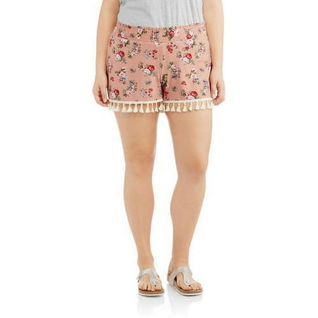 Junior Plus Smock Waist Short