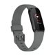 thumbnail image 2 of Correa De Reloj Inteligente De Repuesto De Silicona Deportiva A Prueba De Sudor Pulsera Impermeable Correas De Reloj Correas De Fitness Compatibles Con Fitbit Luxe Gris Cateissary EL016830-03, 2 of 5