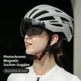 thumbnail image 4 of Breathable Riding Helmet with Detachable Color Changing Goggles Bicycle Helmet, 4 of 8