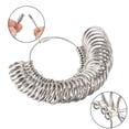 thumbnail image 3 of Unique Bargains Finger Ring Sizer Gauge Set Circle Models EU 41-76 Zinc Alloy Measuring Tool, 3 of 3