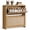 Natural Brown, variant on VASAGLE ELLAN Collection - Boho Shoe Storage Cabinet for Entryway, Entry Shoe Cabinet with Rattan-Look Flip Drawers, Rounded Corners, Natural Brown