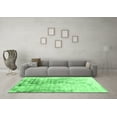 thumbnail image 3 of Ahgly Company Indoor Rectangle Abstract Emerald Green Contemporary Area Rugs, 5' x 8', 3 of 4