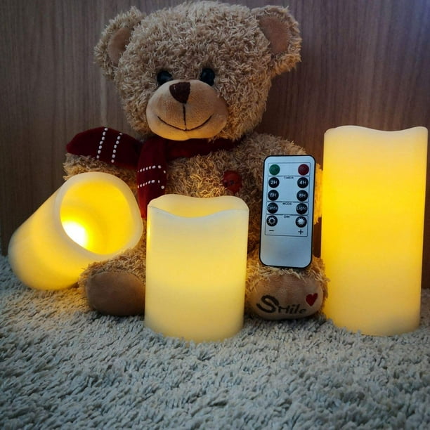 Kiss Teddy Bear Candle – Monhome