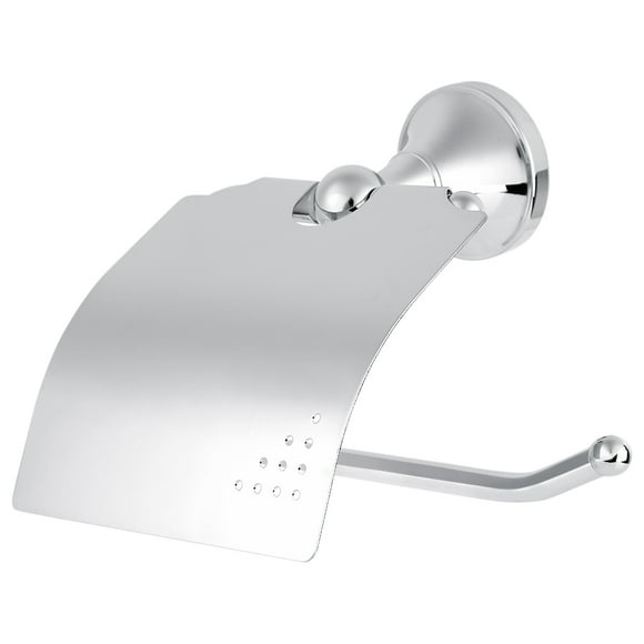 Chrome Plated Bathroom Roll Paper Holder Paper Towel Hanging Storage Rack Accessories