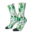 thumbnail image 1 of Fotbe Cactus Plants Calcetas Largas con Estampado para Hombre y Mujer – Calcetas de Compresión Transpirables y Elásticas, Viajar y Uso Diario Talla 5-11, 1 of 6