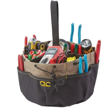 Custom Leathercraft 1148 22-Pocket Drawstring Bucket Bag