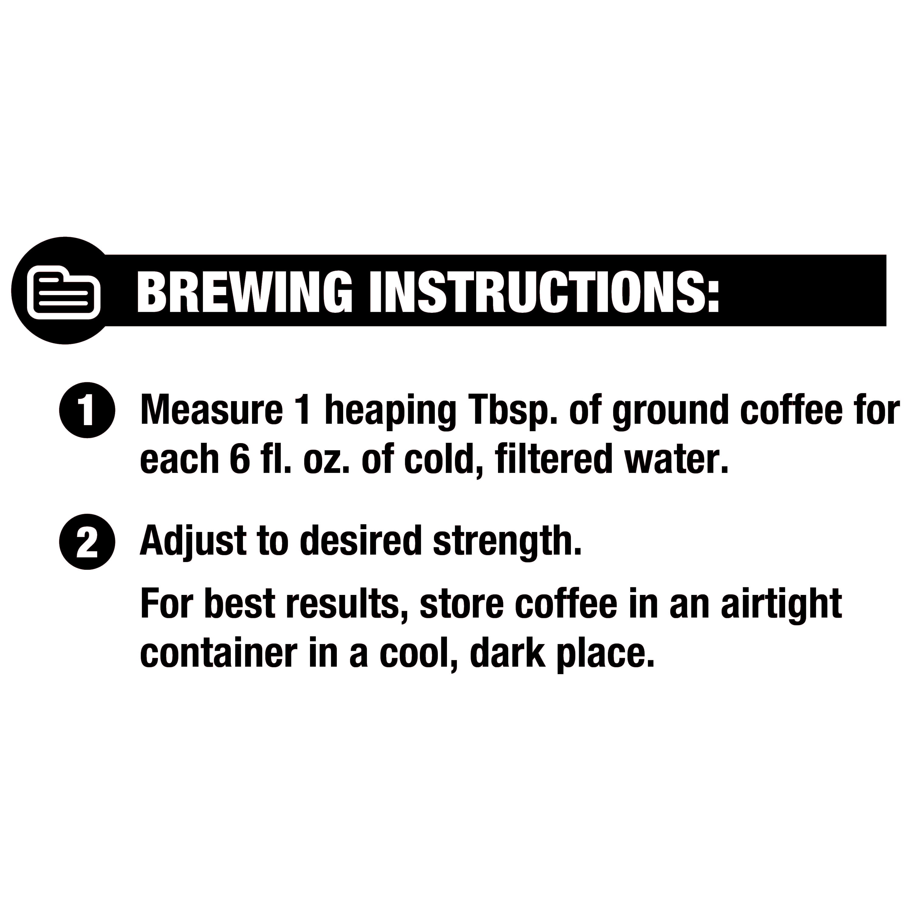 (6 pack) Great Value Decaf Classic Medium Roast Ground Coffee, 9.6 oz