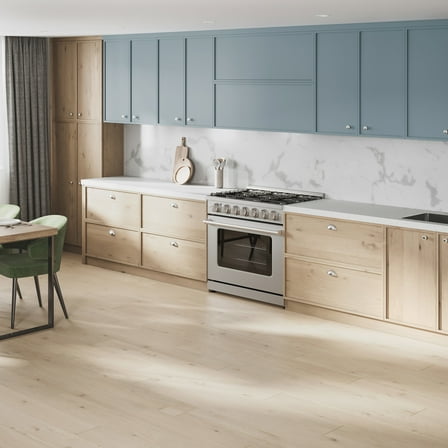 36 inch Gas Range with 6 Gas Burners and Convection Oven in Stainless Steel