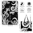 thumbnail image 2 of Bohemian Pattern Waterproof Picnic Blanket with Foldable Zipper, Suitable for Outdoor Use, Suitable for Travel, Camping, Beaches, Parks, Grasslands, Picnic Blanket Accessories, 2 of 8