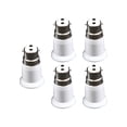 thumbnail image 1 of Adaptador de enchufe de luz B22 a E27, duradero, accesorios de iluminación, accesorio de a tornillo para bombilla, 5 uds., 1 of 9