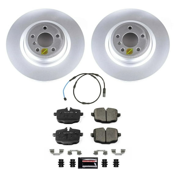 PowerStop Rear Geomet Coated Brake Rotor and Pad Kit Fits: BMW Select Models CRK8775