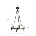 thumbnail image 5 of PD338422UBAR-Alora Lighting-Lucian - 4 Light Pendant-35.38 Inches Tall and 22 Inches Wide-Urban Bronze Finish-Alabaster Glass Color, 5 of 7