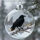 thumbnail image 1 of Herunwer Winter Birds Christmas Glass Bauble Collection, Nature’s Birds Crystal Glass Ornament, Cute Hummingbird Christmas Tree Ornaments, 1 of 6