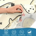 thumbnail image 3 of Yayeee Kitchen Curtains Tier Pair Light Filtering 27"x36" Rod Pocket Short Cafe Window Panel, Halloween Cute Ghosts, 3 of 7
