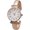 Rose Gold, variant on Blekon Collections Womens 29mm Case Large Numbers Narrow Cuff Bangle Watch