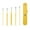 ZA-Yellow, variant on Ear Wax Removal Kit, Professional Double-Headed Ear Pick Earwax Removal Tools, Ear Cleaner Earwax Removal Tool with Portable Keychain PU Leather Case