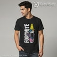 thumbnail image 2 of Men's Fortnite Cute Characters Logo Graphic Tee Black 3X Large, 2 of 10