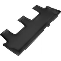 3D MAXpider Custom Fit Kagu Floor Mat (Black) Compatible with Lincoln Navigator 8-Seat / Ford Expedition 8-Seat 2018-2024 - R3