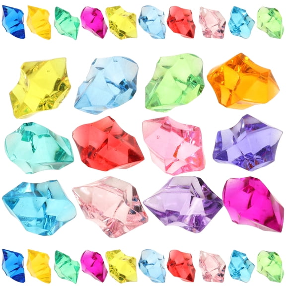 SWETRACE Colorful Decorative Plastic Rocks 1 Pack for Event Planning, Crafts, Ornaments, and Home Decor Accents