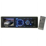 PYLE PLR14MPF - In-Dash AM/FM-MPX MP3 Shaft Style Dual Knob Radio w/USB ...