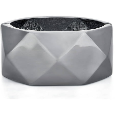 Fitbit Geometric Pattern Metalic Finish Enhancer Bangle Bracelet for Fitbit Bit Charge