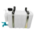 thumbnail image 1 of Tanque de almacenamiento de agua de 14 litros para montar en vehículo, ahorra espacio con grifo para obras de construcción, ligero, práctico y Con soporte, 1 of 8