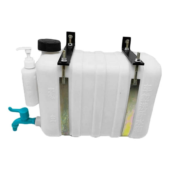 Contenedor de agua colgante de 14 l para camiones con grifo para uso agrícola Con soporte