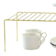 Better Houseware Medium Storage Shelf Rack, Brass