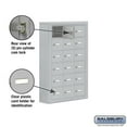 thumbnail image 2 of Salsbury Industries 19065-18ASK Cell Phone Storage Locker - 6 Door High Unit (5 Inch Deep Compartments) - 18 A Doors - Aluminum - Surface Mounted - Master Keyed Locks, 2 of 4