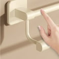 thumbnail image 4 of Toallero a prueba de herrumbre, toallero blanco, barra de toalla, colgador de toallas for baño, 4 of 8