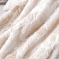 thumbnail image 5 of Sanmadrola Throw Blanket 60''x80'' Extra Large Luxury Faux Fur Plush Sherpa Extra Soft Fuzzy Fluffy Comfy Warm Blankets for Couch Sofa Bed Winter Twin Size Cream, 5 of 5